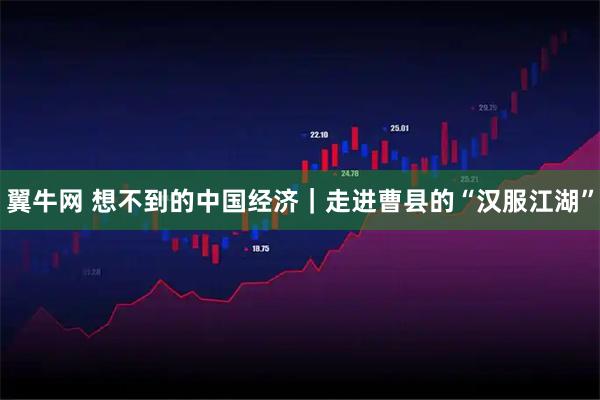 翼牛网 想不到的中国经济｜走进曹县的“汉服江湖”